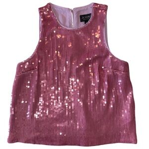 J.Crew Collection Sequin Blouse - Medium